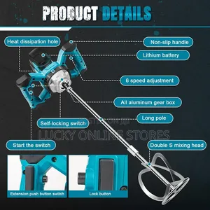Electric Cordless Mixer for Paint Concrete