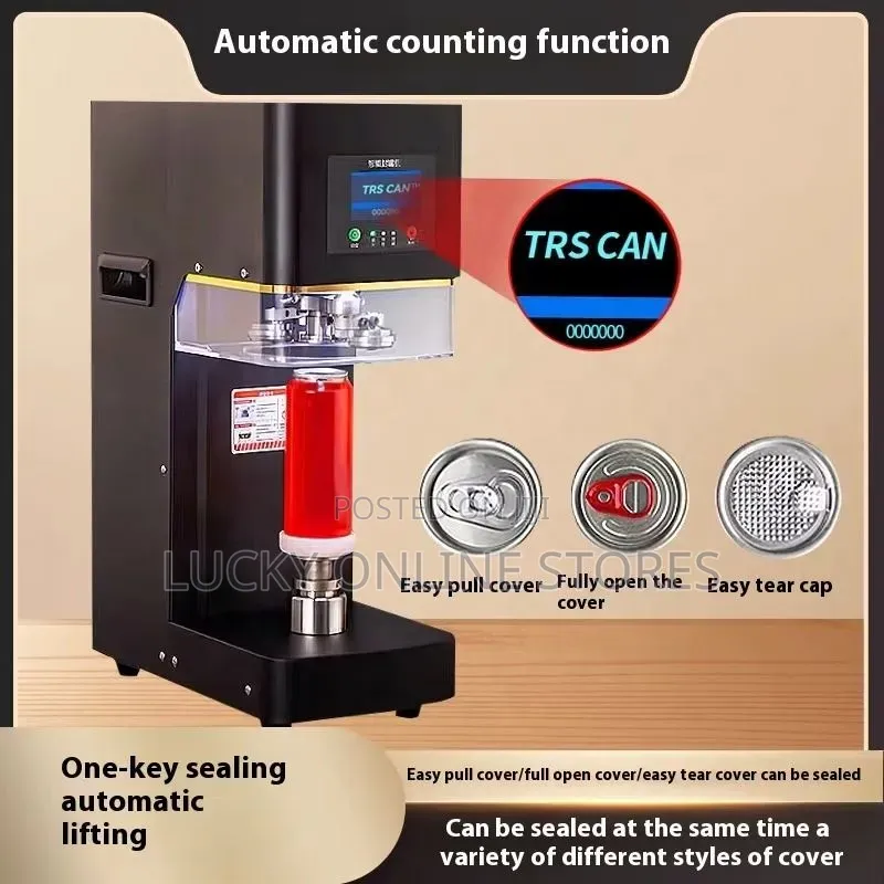 Commercial Electric Automatic Can Sealing Machine