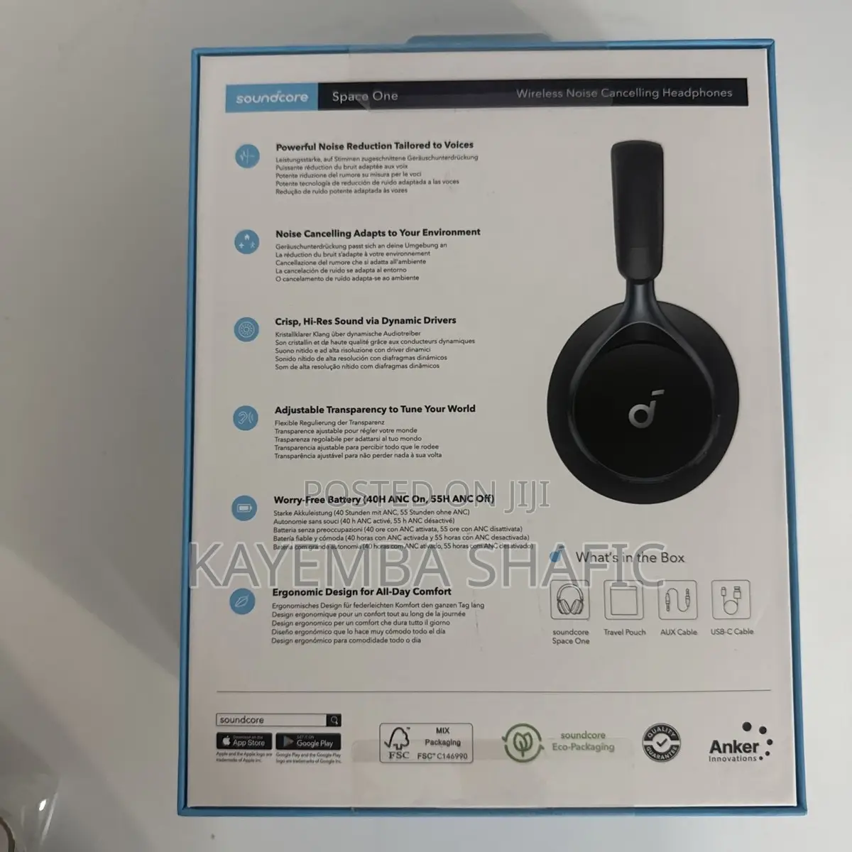Anker Soundcore Space One Wireless ANC Over-Ear Headphones