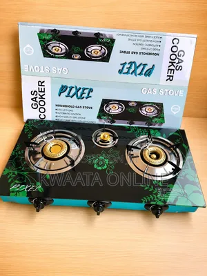 PIXEL 3-Burner Glass Gas Stove –Automatic Ignition Gas Cooker