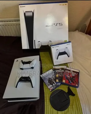 Ps5 Fat Console. Refurbished Playstation 5 Standard Disc With 2 Pads