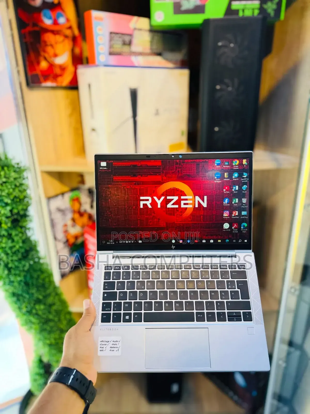 New Laptop HP EliteBook 835 G7 8GB AMD Ryzen 5 SSD 256GB
