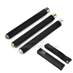 Portable Rainbow Finish 3section Telescopic Self Defense Hiking Baton