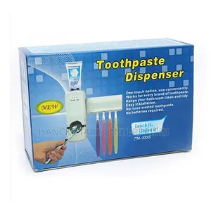 Automatic Toothpaste Dispenser and Toothbrush Holder Set