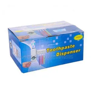 Automatic Toothpaste Dispenser and Toothbrush Holder Set