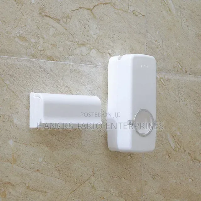 Automatic Toothpaste Dispenser and Toothbrush Holder Set