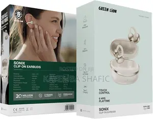 Brand New Green Lion Sonix Clip-on Wireless Open-Ear Earbuds