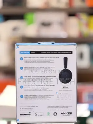 Anker Soundcore Space 2 Bluetooth 6.1 Over Ear Headphones, 50 Hours