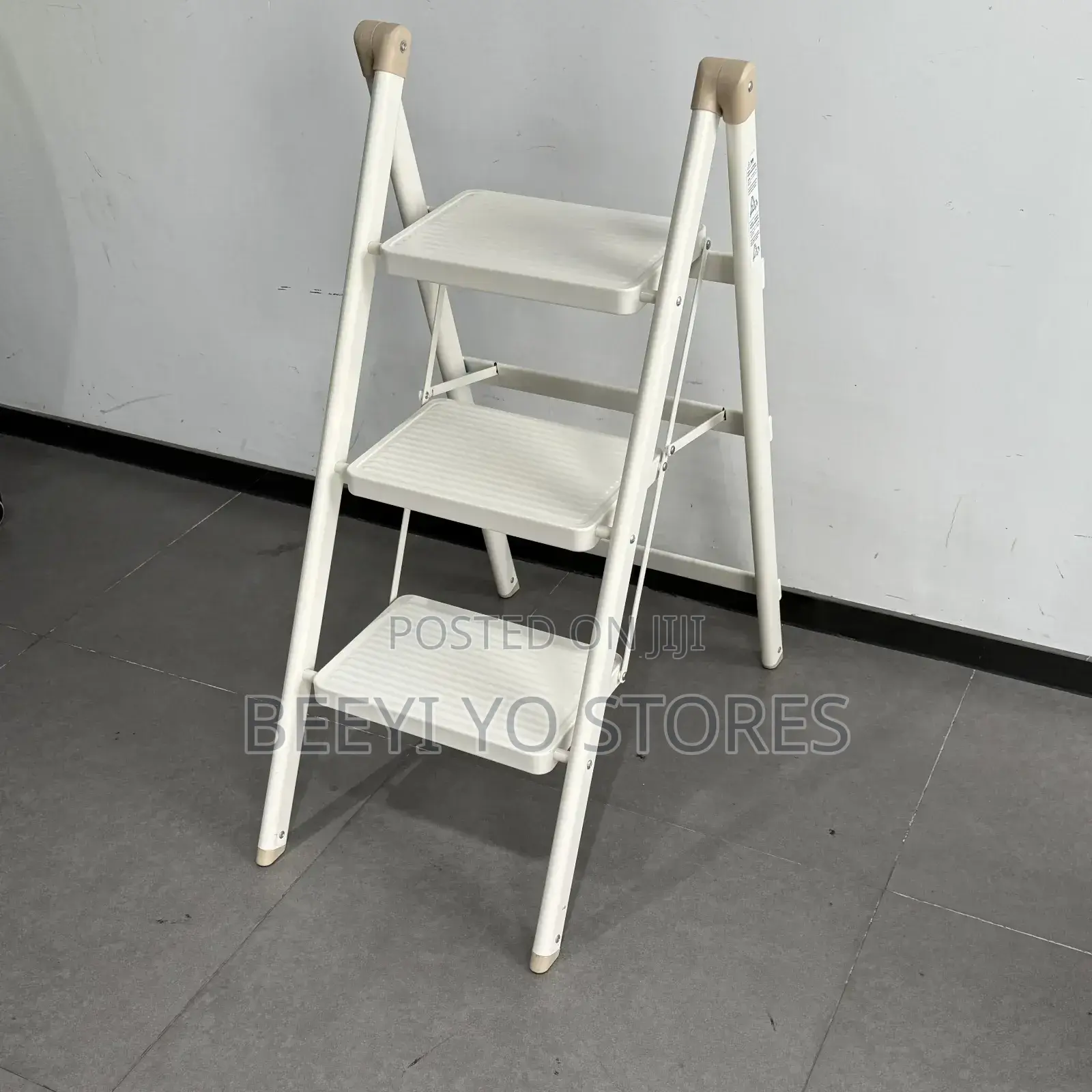 -Step Lightweight Folding Step Ladder and Stool