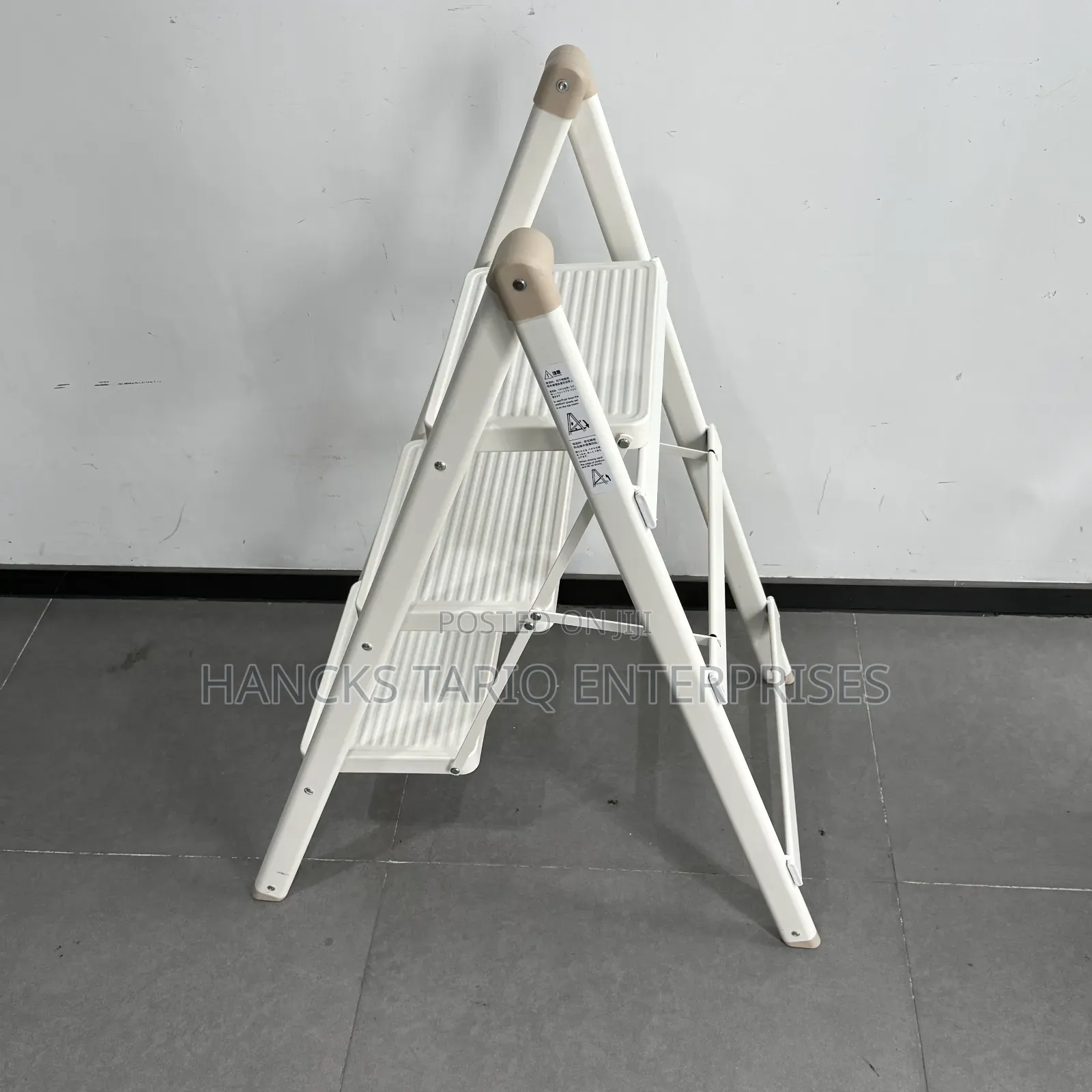 -Step Lightweight Folding Step Ladder and Stool