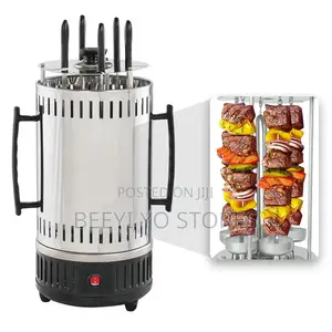 Vertical Rotating Electric BBQ Skewer Grill and Shawarma Machine