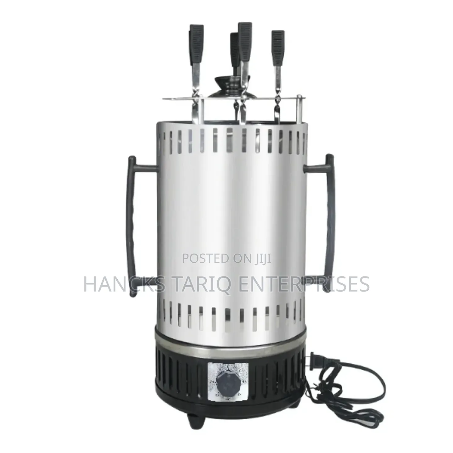 Vertical Rotating Electric BBQ Skewer Grill and Shawarma Machine