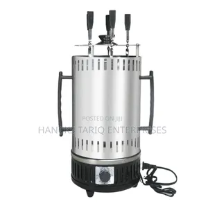 Vertical Rotating Electric BBQ Skewer Grill and Shawarma Machine