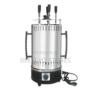 Vertical Rotating Electric BBQ Skewer Grill and Shawarma Machine