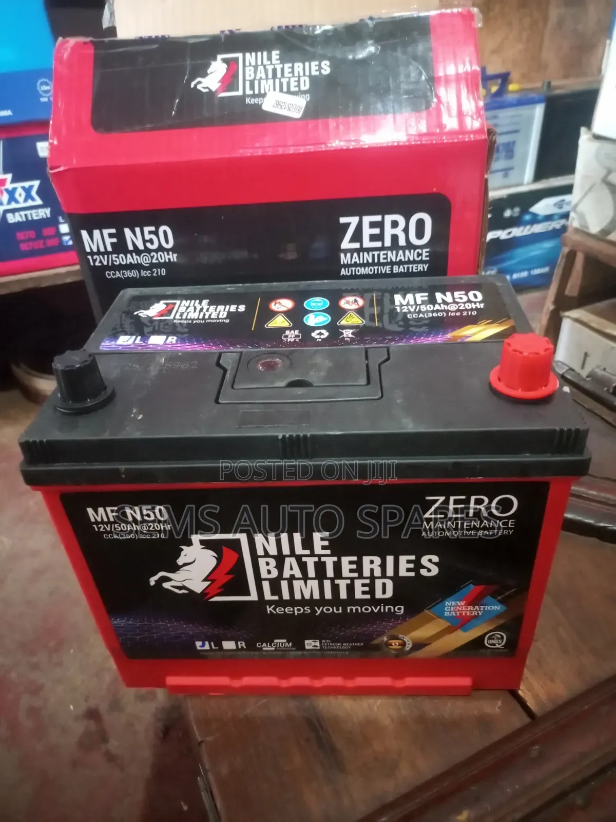 N50 Nile Battery 12V50AH