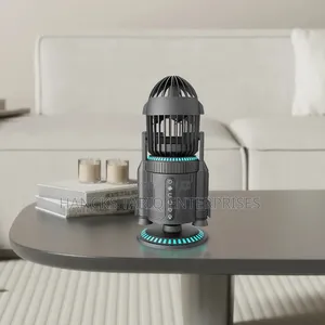 Creative Rocket-Shaped Desktop Fan and Air Circulation Cooler