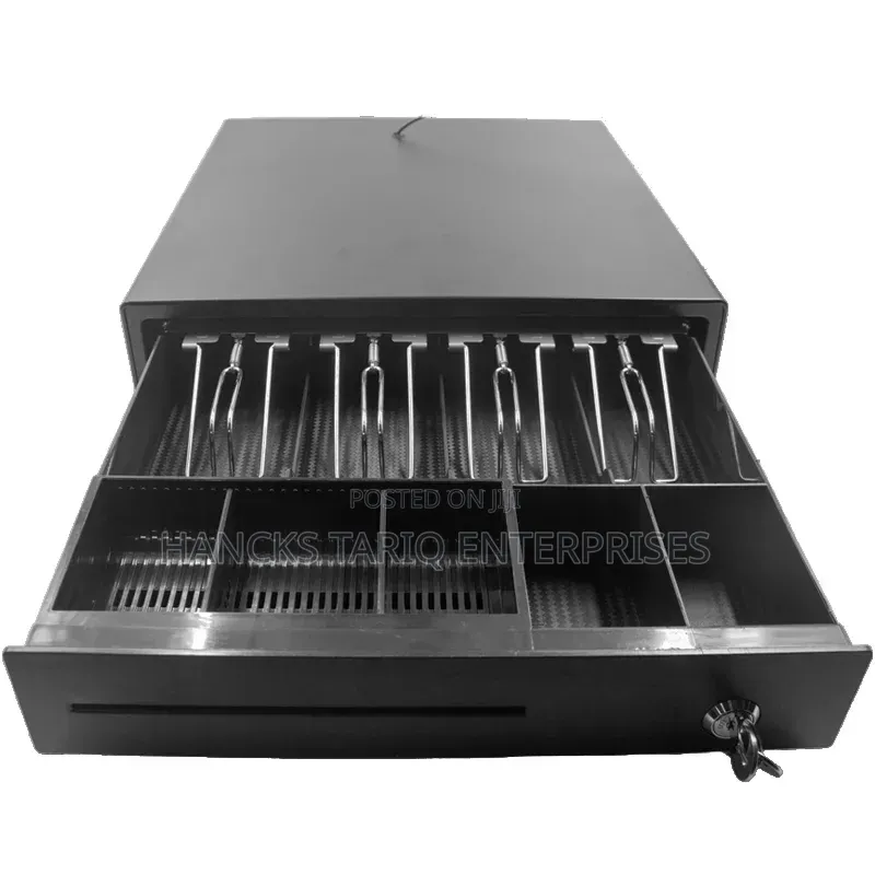 Commercial Electronic POS Cash Drawer With Multi-Compartment Tray