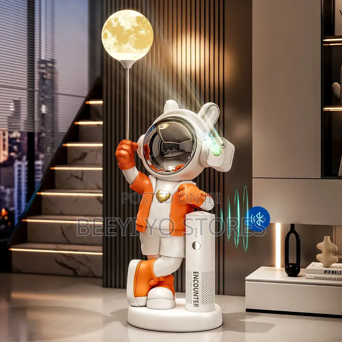 Astronaut Starry Sky Projection Bluetooth Speaker and Night Light