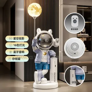 Astronaut Starry Sky Projection Bluetooth Speaker and Night Light