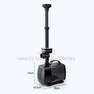 Submersible Water Pump and Fountain Kit With Multi-Pattern Nozzles