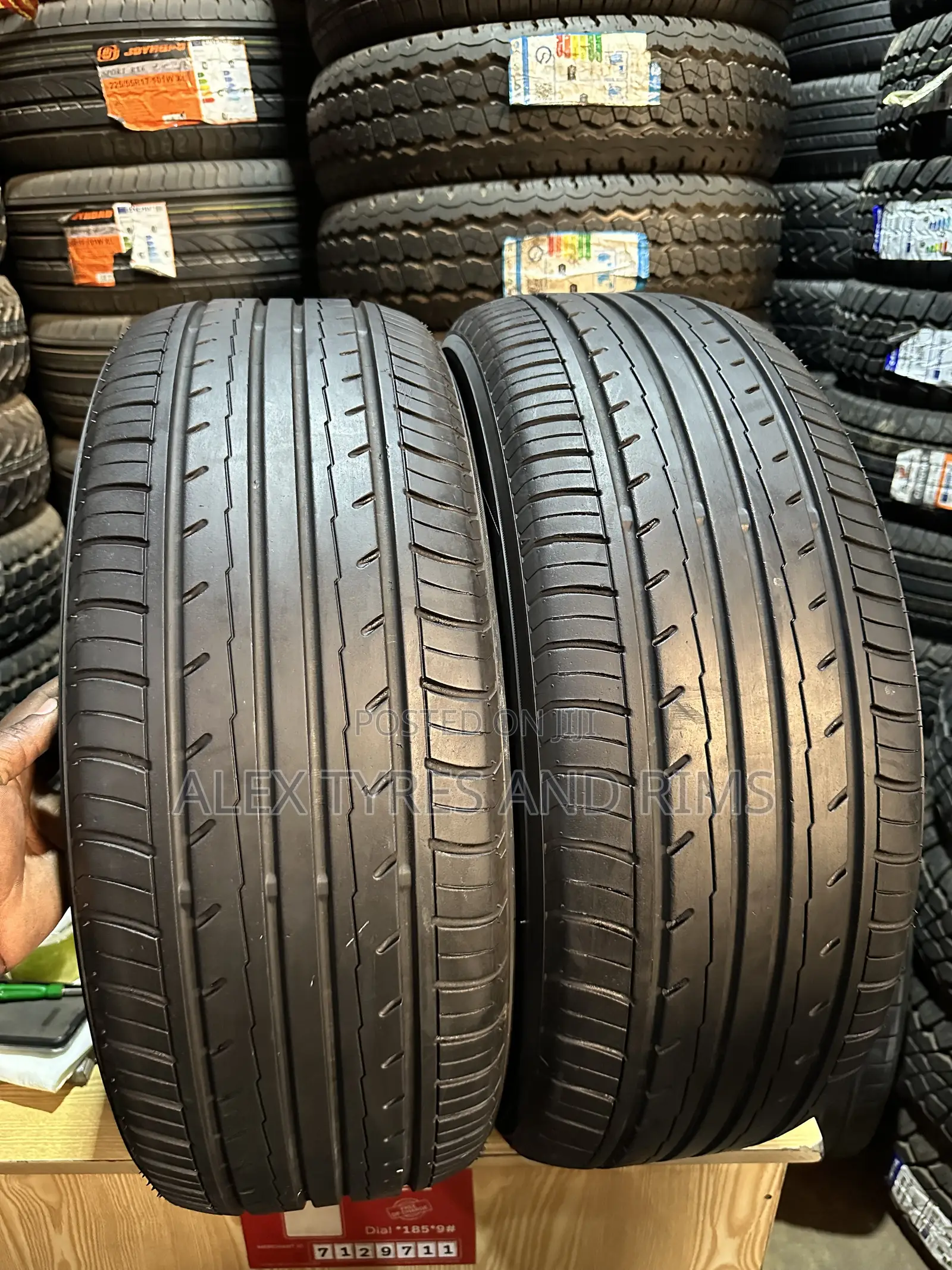 225/55r17 Yokohama Foreign Used Tyres