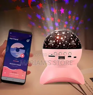 Multi-Functional Night Light Projector With Bluetooth Speaker,