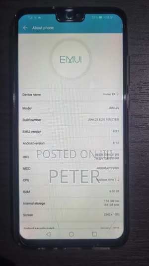 Huawei Honor 8x 128 GB Black