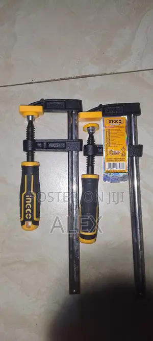 Ingco F Clamp With Plastic Handle