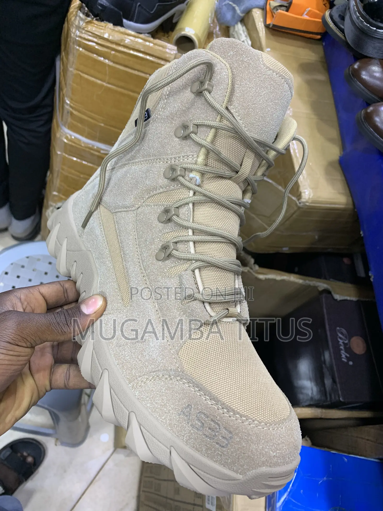 Unisex Tactical High Boots A533