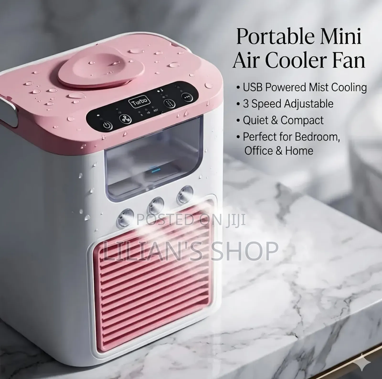 Turbo Portable Mini Air Cooler Fan