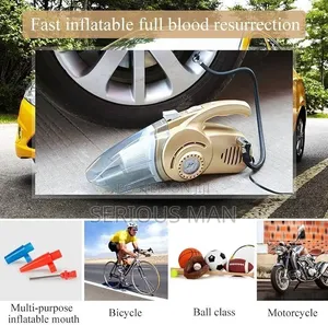 4-in-1 Multifunctional Portable Car Vacuum Cleaner