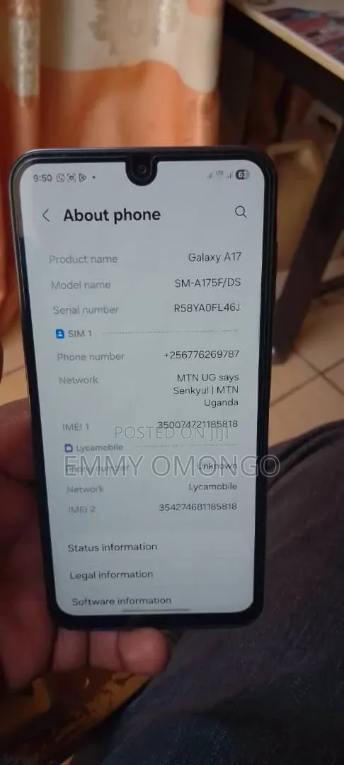 Samsung Galaxy A17 128 GB Black