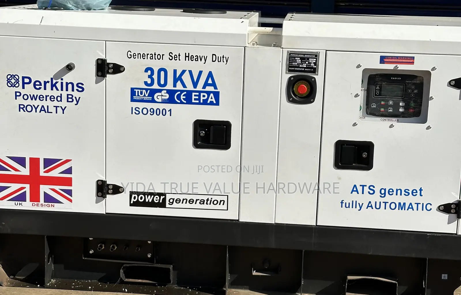 30 Kva Perkins Generator 380v With Auto Start