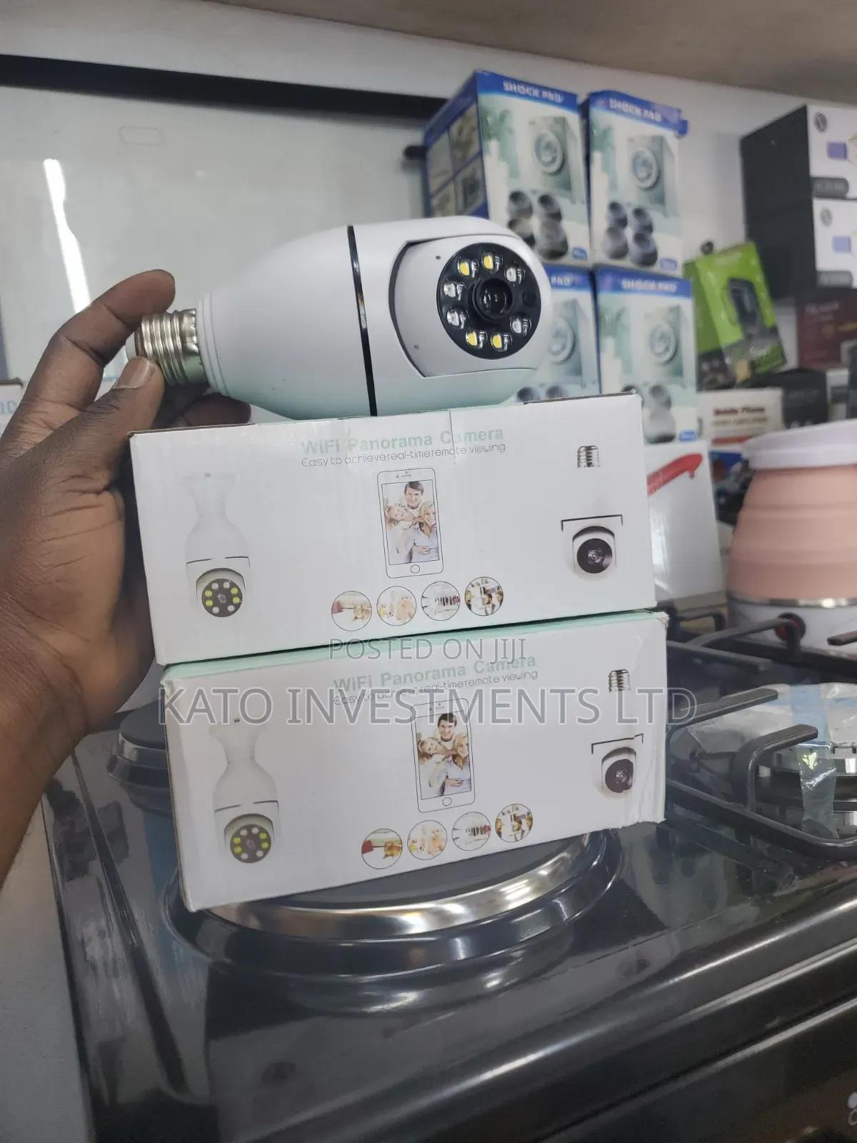 WiFi Panorama Camera Housed in an E27 Light Bulb Screw Base