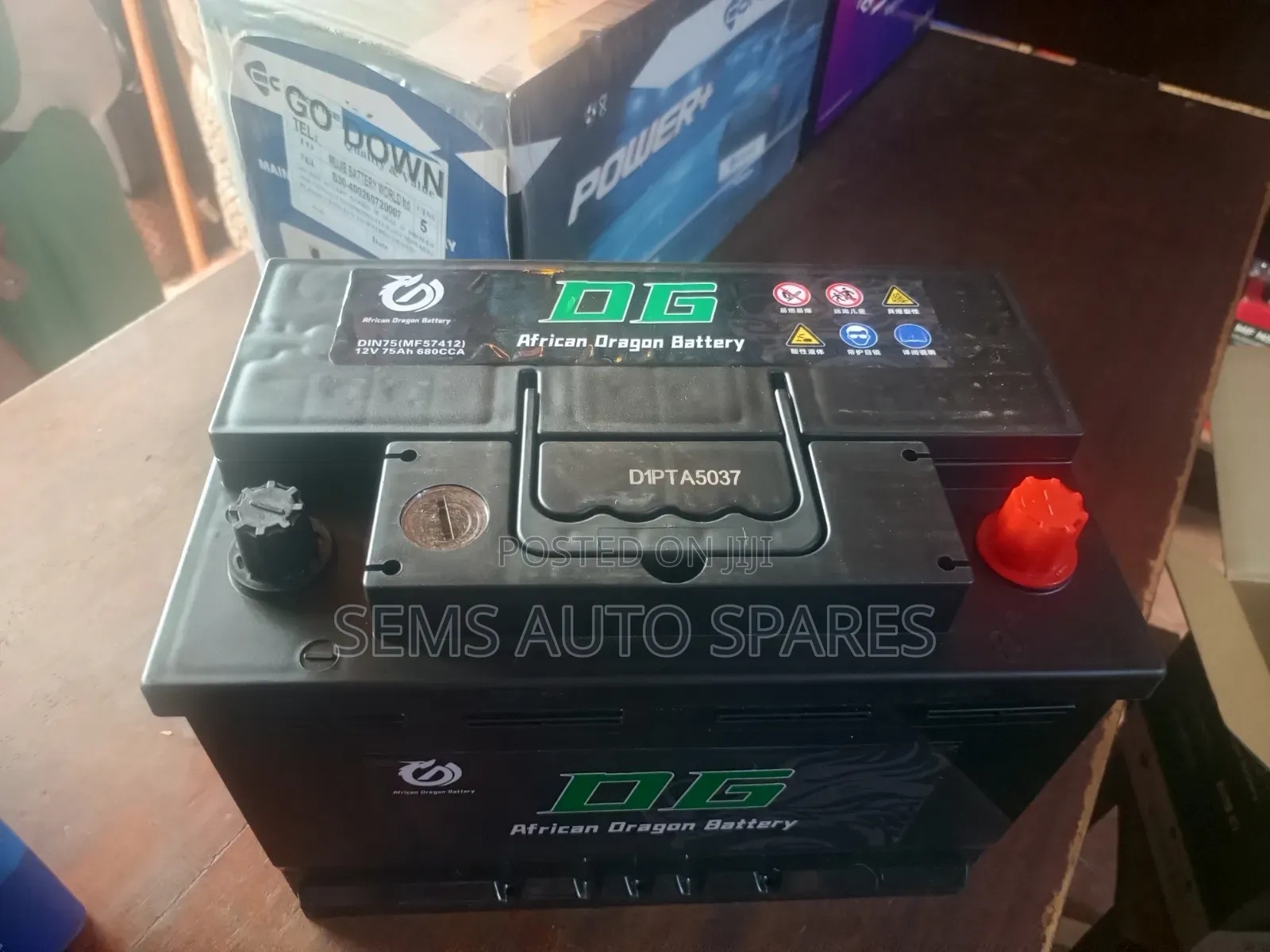 Din75 75ah Battery