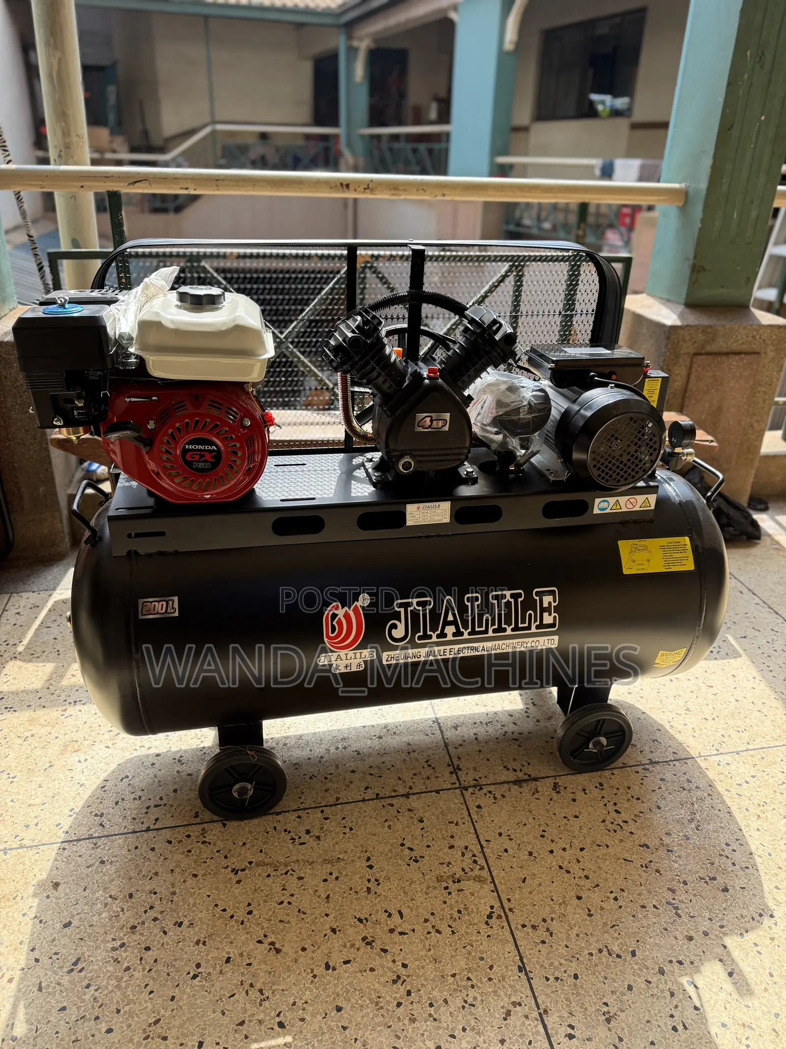 Double Air Compressor 200L
