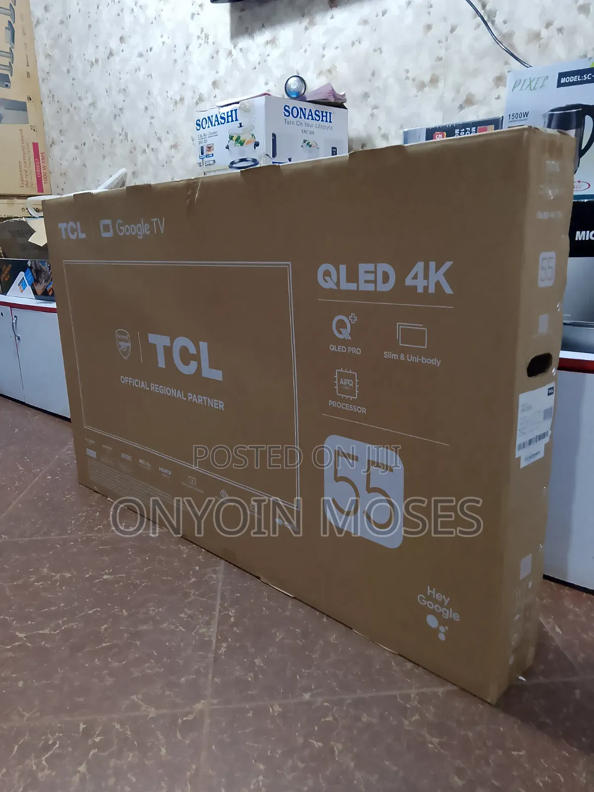 Deal of the Day. 55 Inches TCL QLED Smart Google TV