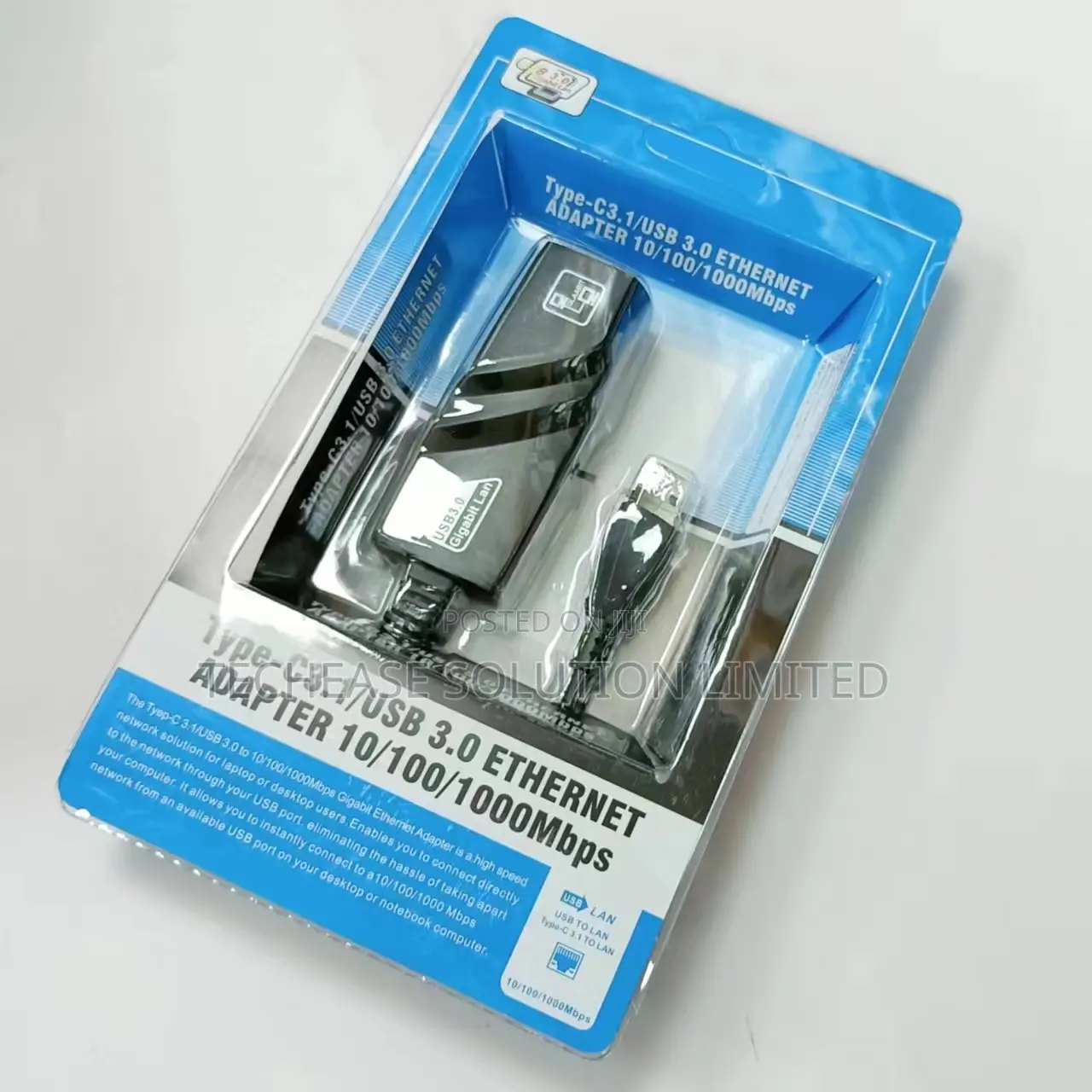 1000Mbps USB 3.0 Gigabit Ethernet Adapter, RJ45 LAN Converter