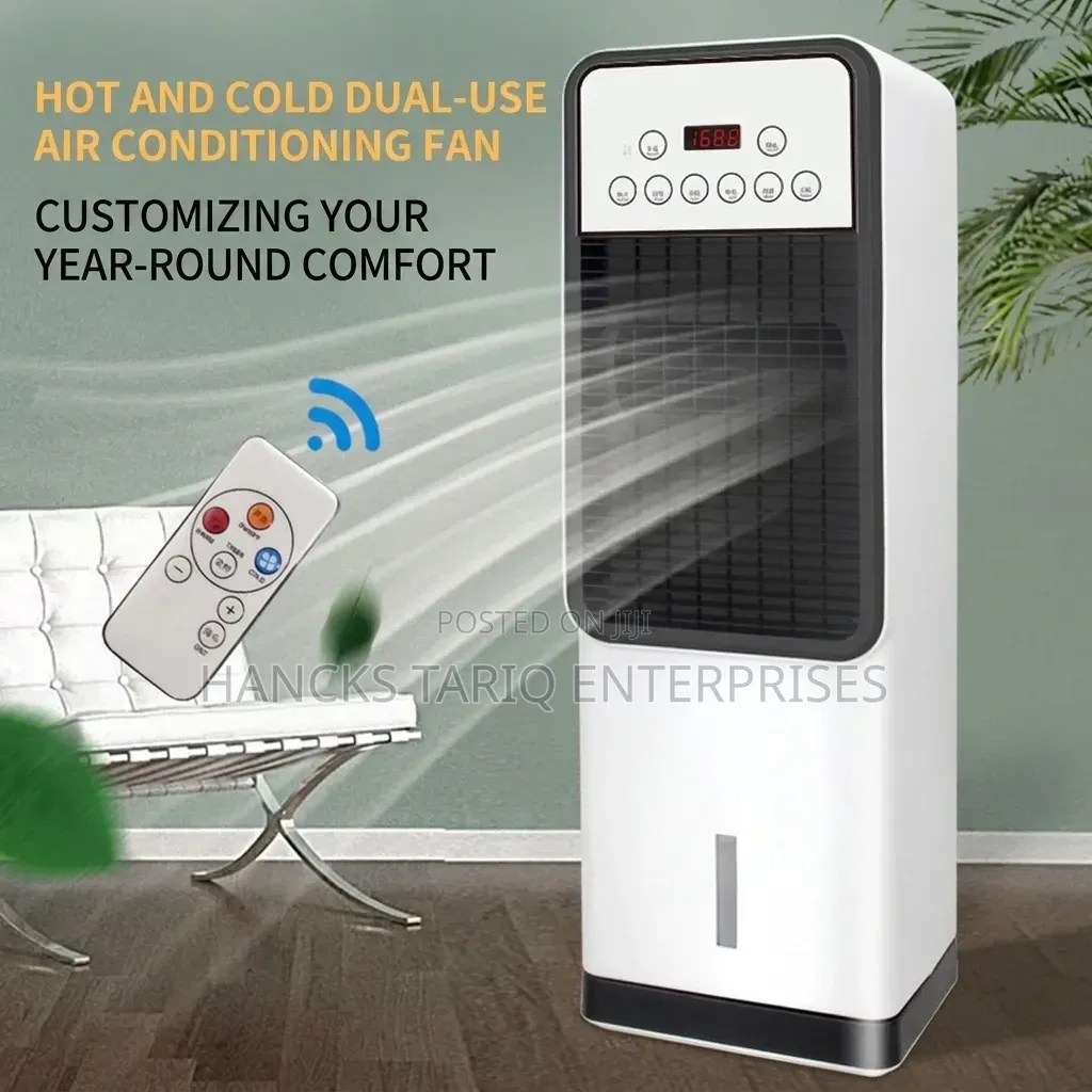 Modern Tower Air Cooler and Evaporative Fan With Digital Display