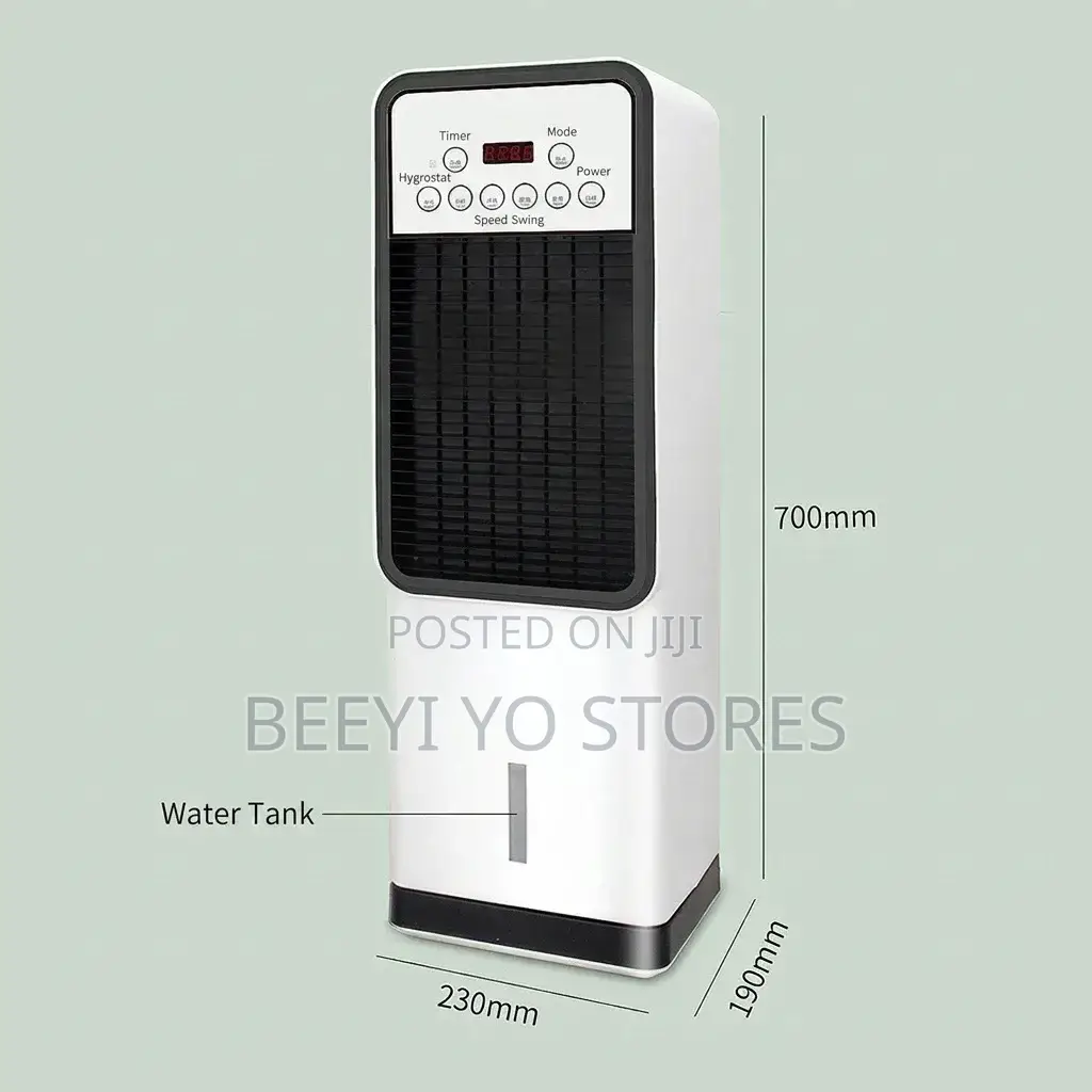 Modern Tower Air Cooler and Evaporative Fan With Digital Display
