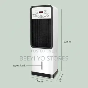 Modern Tower Air Cooler and Evaporative Fan With Digital Display