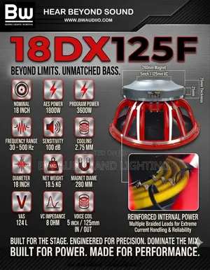 Big Magnet 18 Inches Bass Speaker 3500w