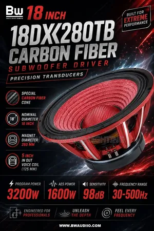 Bass Speaker, Woofer, Big Magnet 3300w