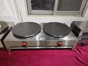 Double-Head Commercial Crepe Maker / Pancake Machine.