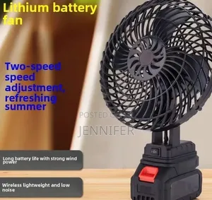 Portable Rechargeable High-Power Adjustable Electric Fan