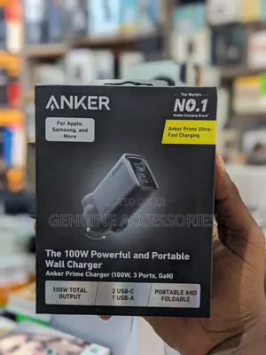Anker 100W Gan Prime Charger 3-Port Adapter