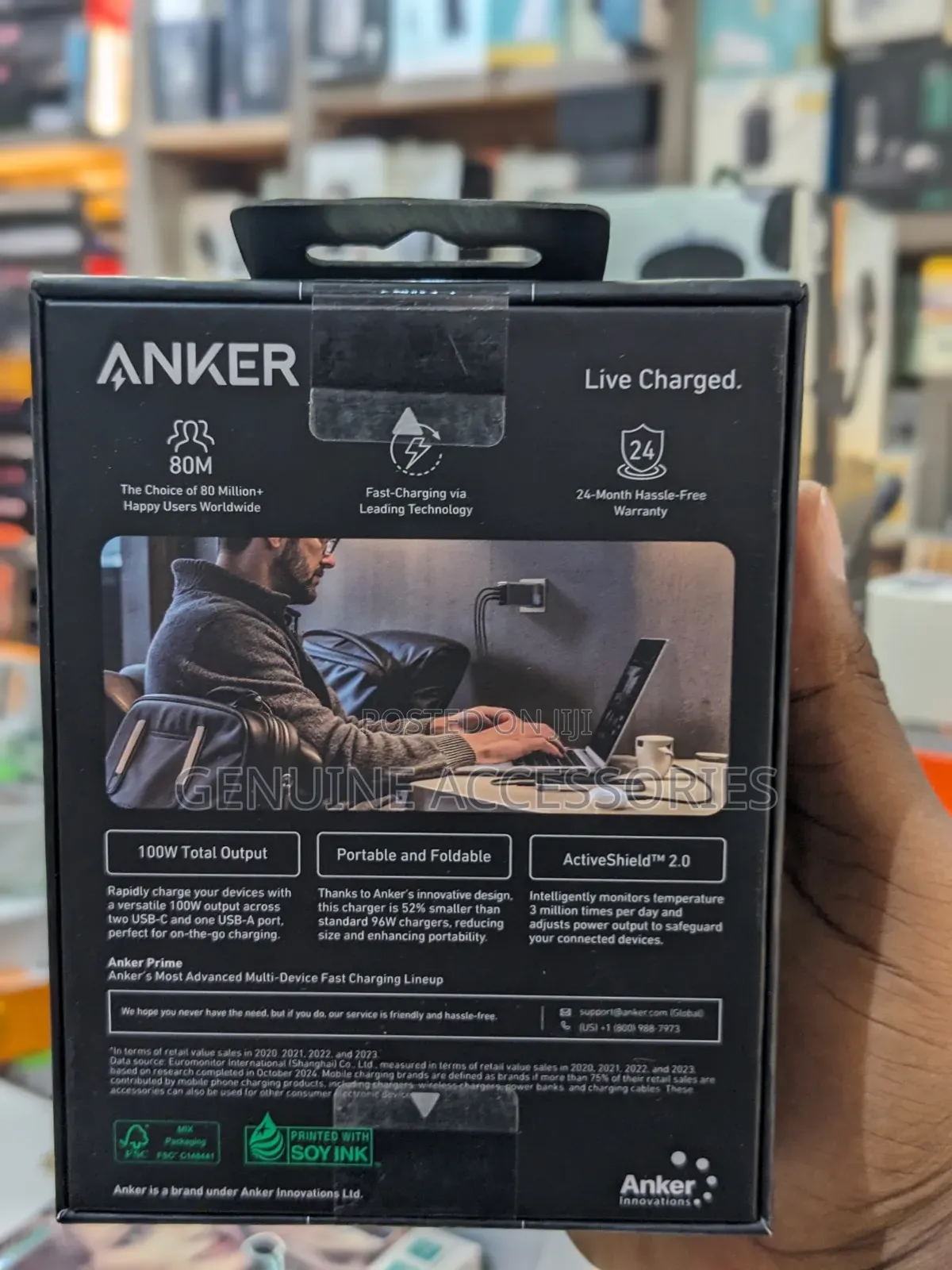 Anker 100W Gan Prime Charger 3-Port Adapter