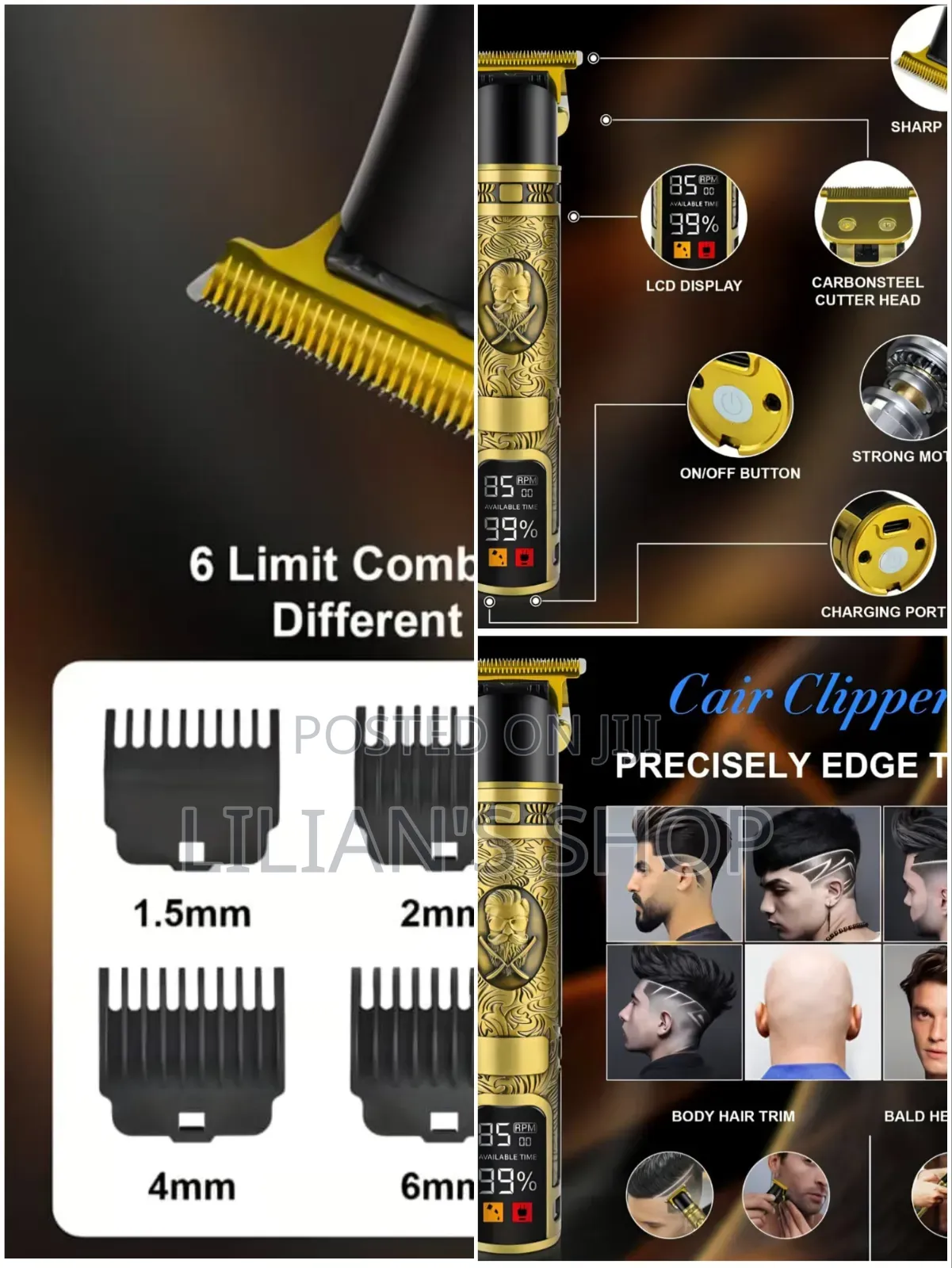 Digital Vintage T-9 Professional Hair Trimmer