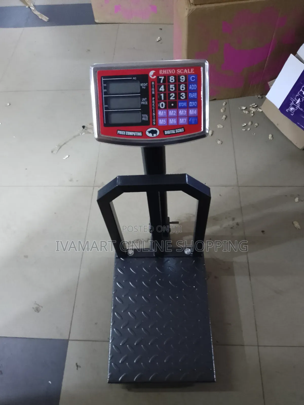 Rhino Heavy-Duty Digital Platform Scale – 100kg Capacity