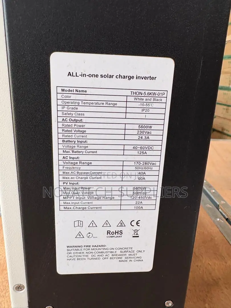 THOn 5600W All-in-One Solar Inverter 48V 500V PV